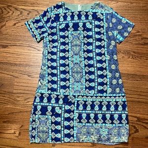 OLIVACEOUS Boho dress Rich blues Size small